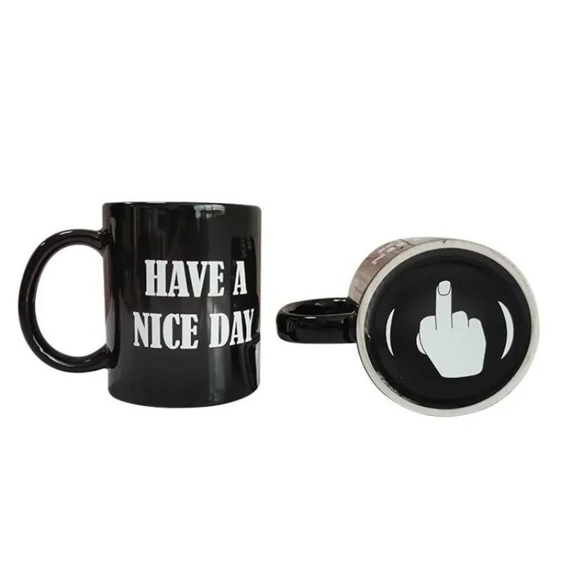 'Have a Nice Day' (Middle Finger) Mug