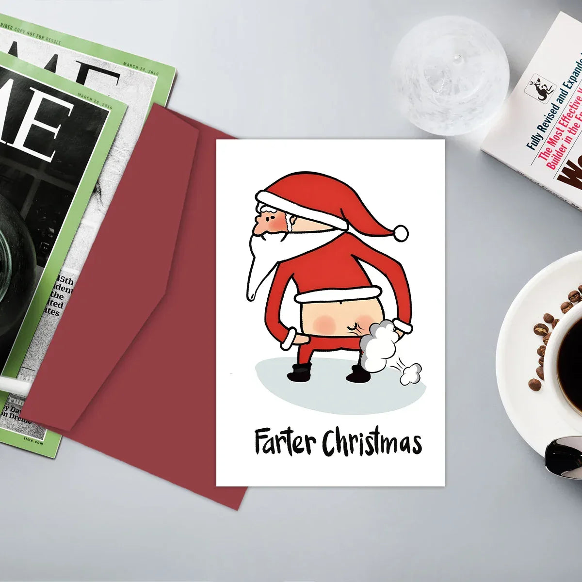 Farter Christmas Card - Tipsy Turtle Collective