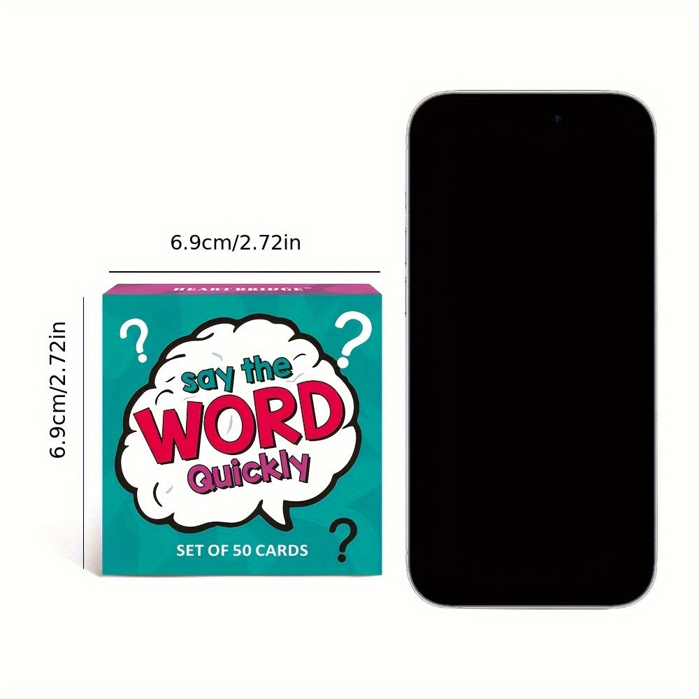 Say the Word Quickly Card Game
