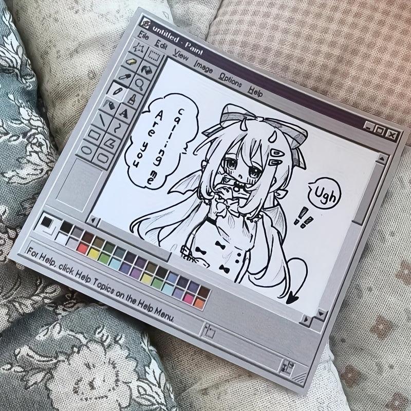 untitled-Paint Retro Sticky Notes (50/100 Sheets) - Tipsy Turtle Collective