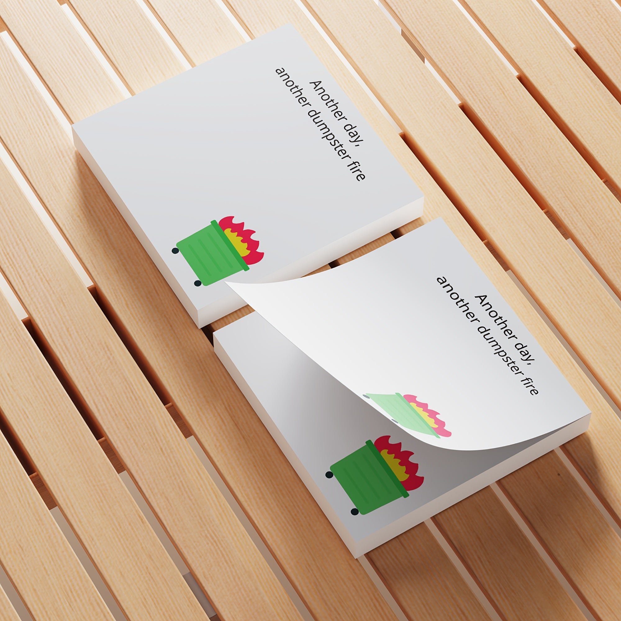 Funny Office Sticky Notes, 50 Sheets x 4 pack