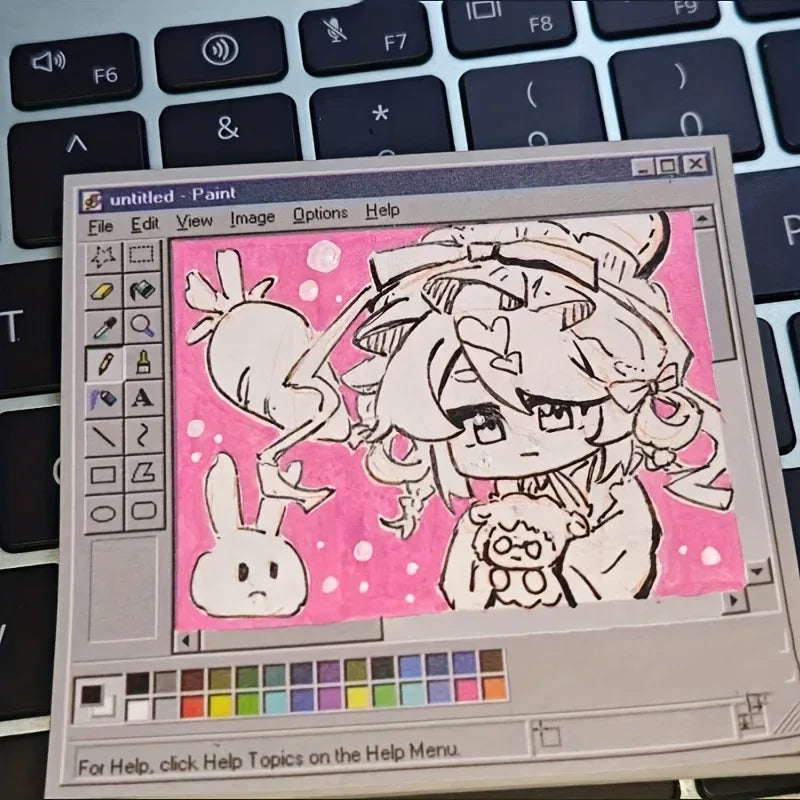 untitled-Paint Retro Sticky Notes (50/100 Sheets) - Tipsy Turtle Collective