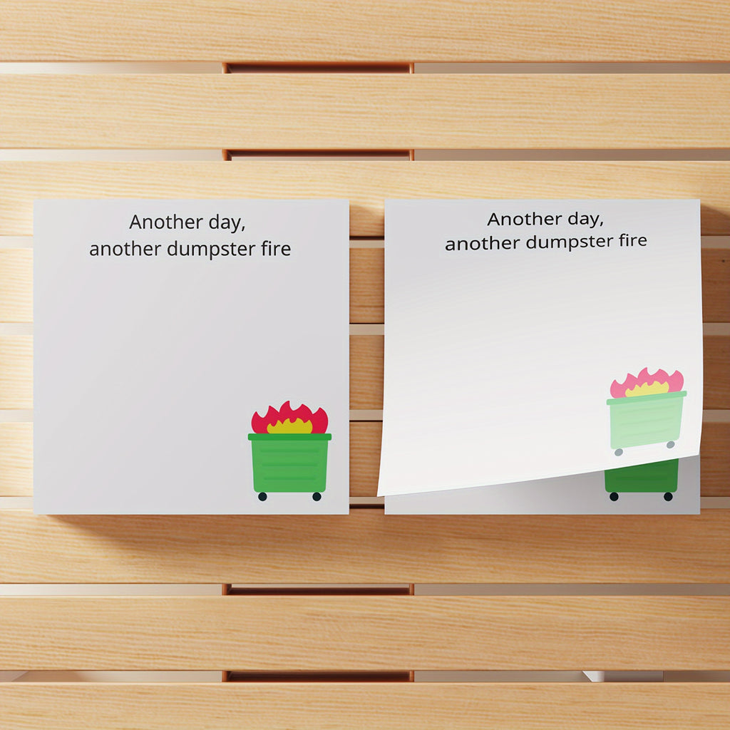 Funny Office Sticky Notes, 50 Sheets x 4 pack