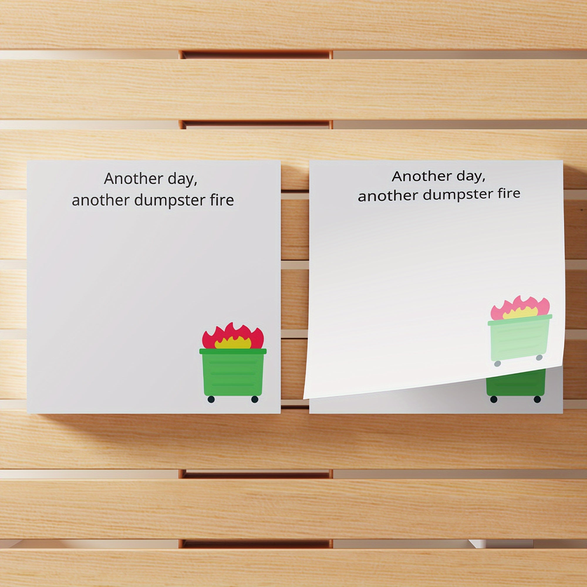 Funny Office Sticky Notes, 50 Sheets x 4 pack