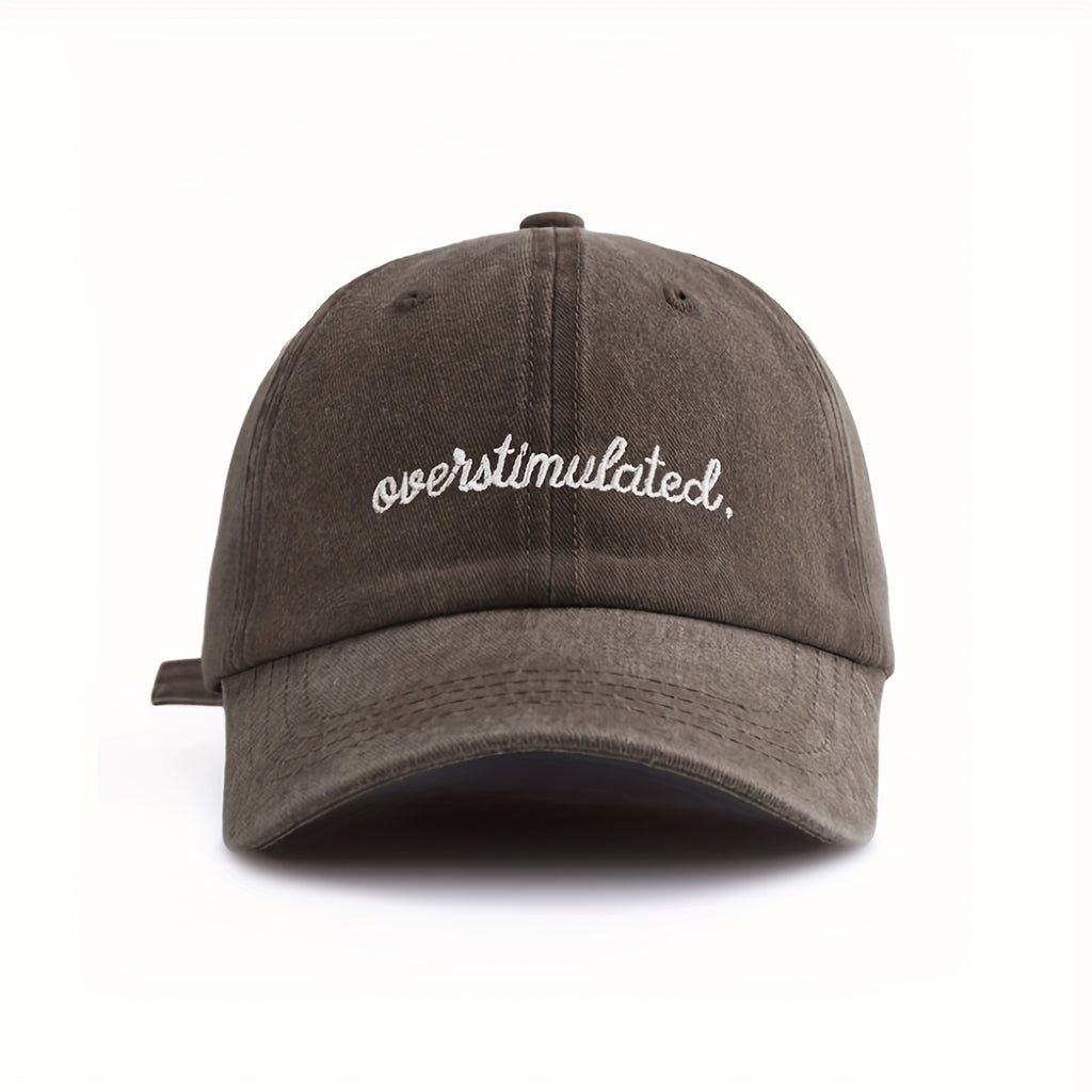 'Overstimulated' Baseball Cap