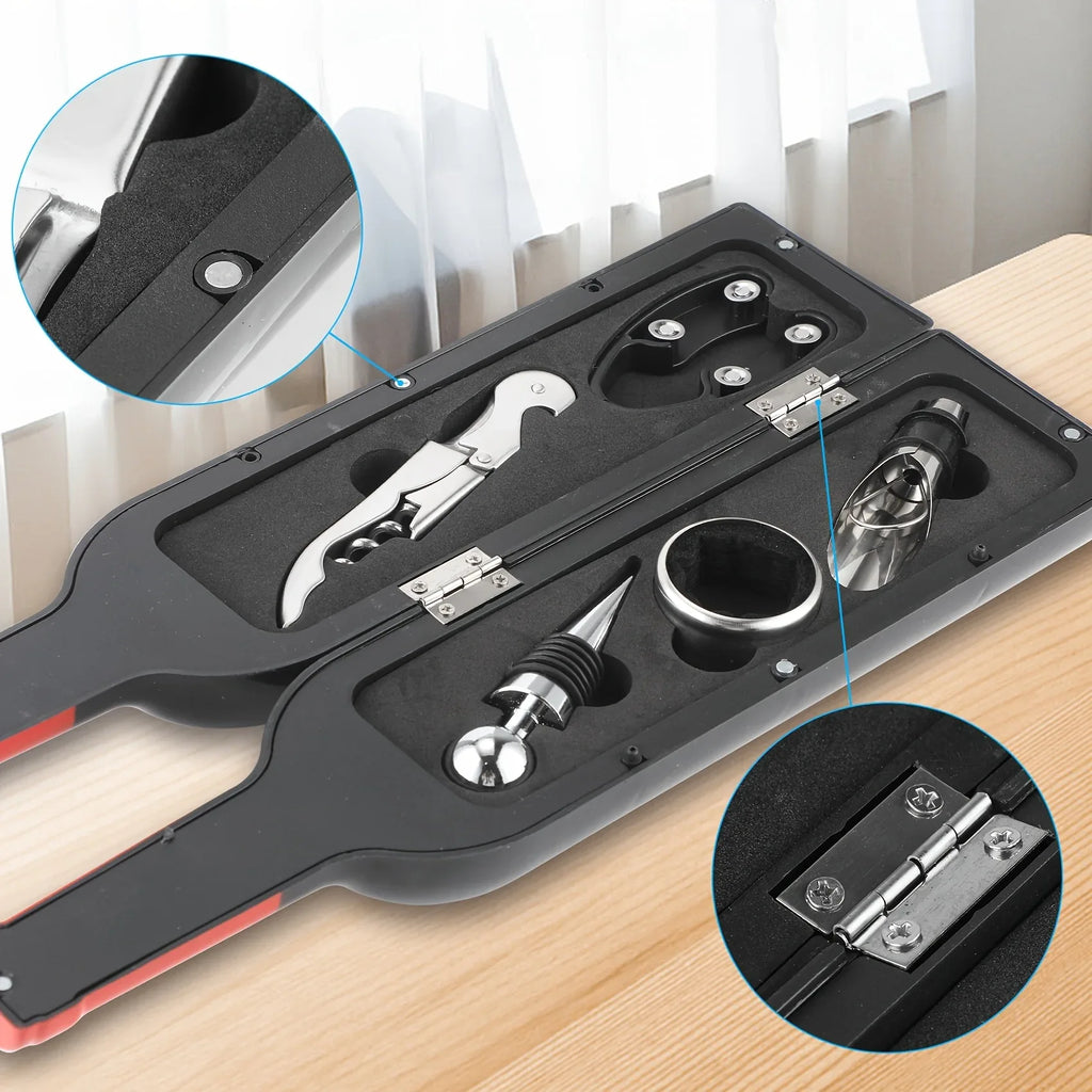 5-piece Wine Bottle Opener Set - Tipsy Turtle Collective