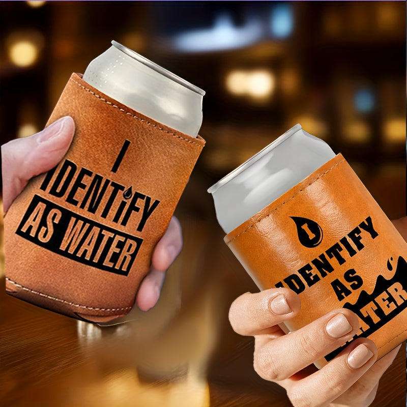 'I identify As Water' Can/Bottle Cooler