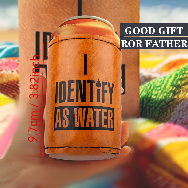 'I identify As Water' Can/Bottle Cooler
