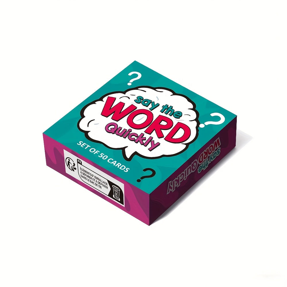 Say the Word Quickly Card Game