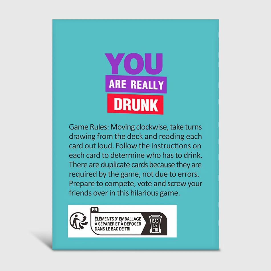 You Are Really Drunk Card Game